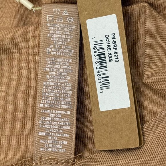 SKIMS Sleep Brief Ochre XXS - Picture 5 of 7